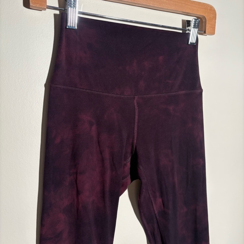 Lululemon Cropped Tie Dye Leggings